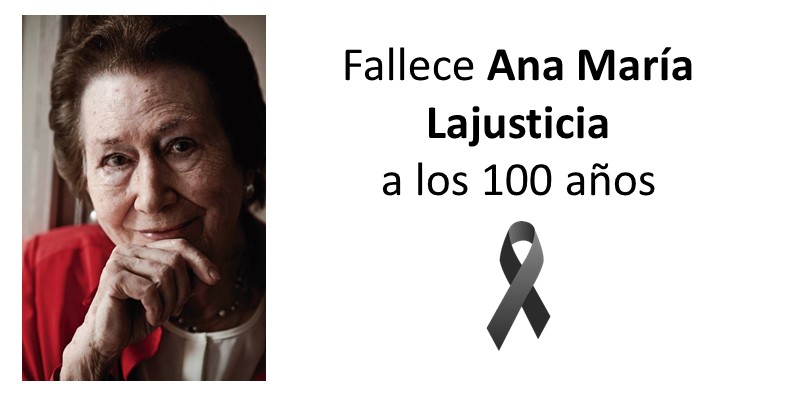 Fallece Ana Mª Lajusticia