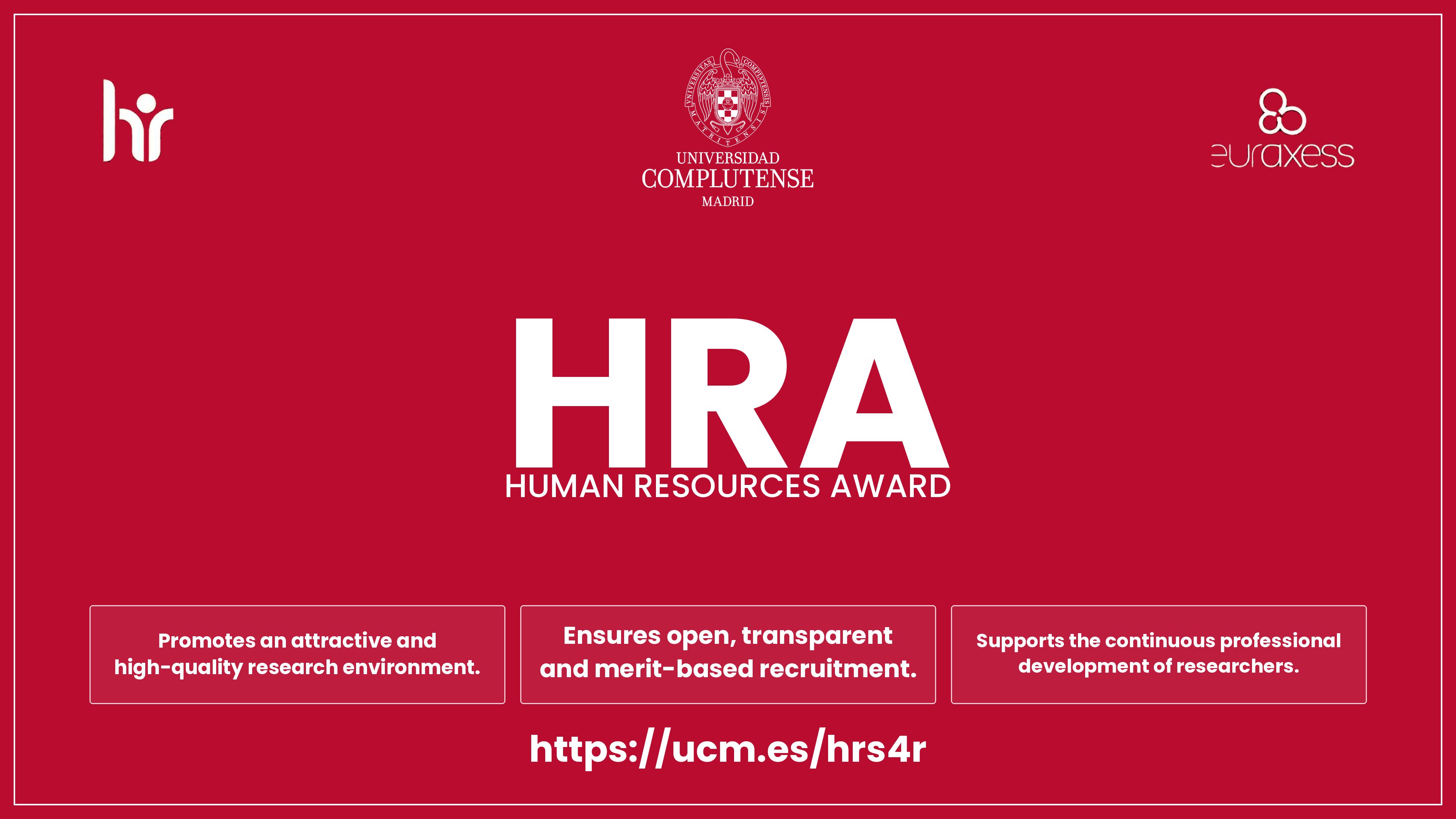 UCM HRS4R Excellence in Research
