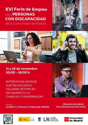 XVI Feria de empleo para personas con discapacidad de la Comunidad de Madrid