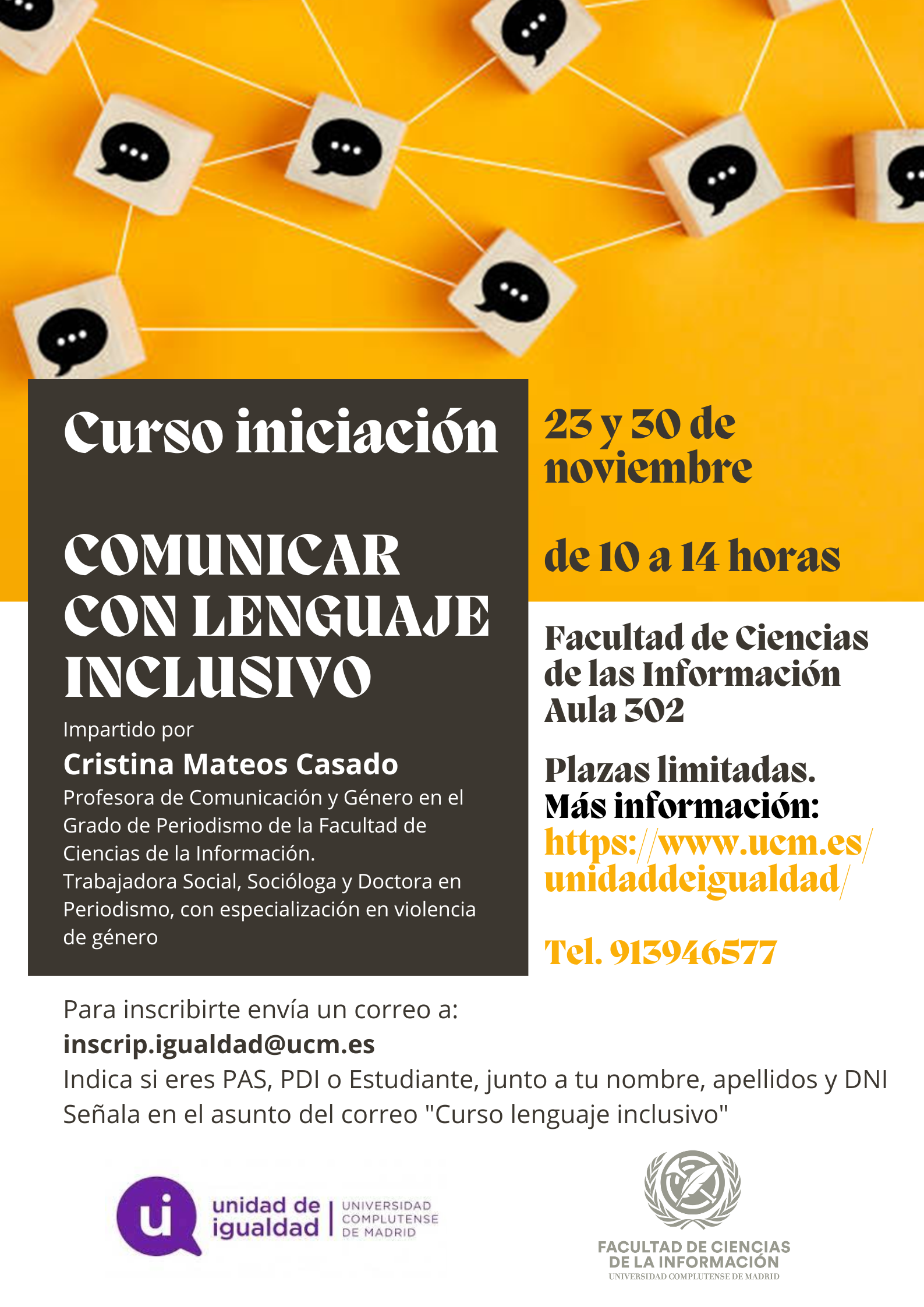 poster taller comunicacion inclusiva